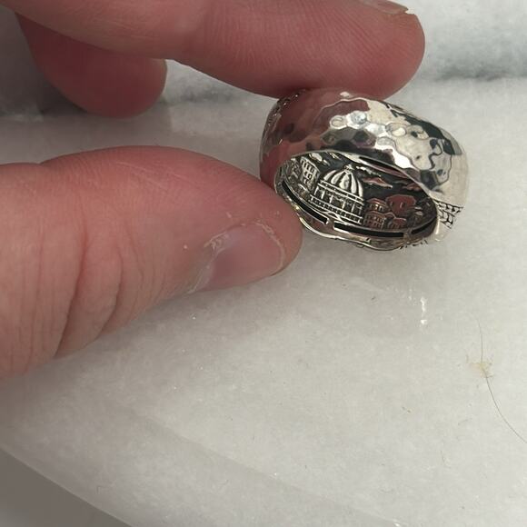 NWT JAI Sterling Silver Sukhothai Twist Dome Ring size 6 - Picture 2 of 5